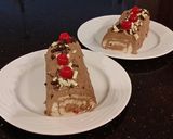 A picture of step 27 of Cherry Vanilla Angel Cake Roll with Cherry Chocolate Whipped Cre.