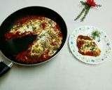 A picture of step 8 of Shakshuka.