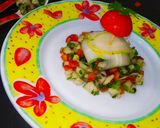A picture of step 5 of Salsa Salad With Cucumber Wrap.