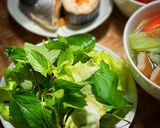 Hình bước làm 2 của món Bún Cá Ngừ Chả Cá Eat Clean
