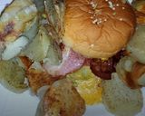 A picture of step 7 of 2nd Best Burger in the World. 🙂.