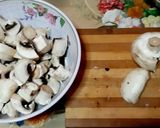 Pas rețetă Tocăniță de ciuperci cu carne de porc și orez! 3 fotografie