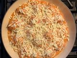 Parmesan Meatball Bake