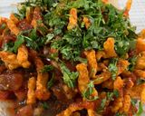 A picture of step 5 of Kurkuray ki chatpati chaat.