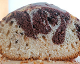 Foto del paso 4 de la receta: 170. Bizcocho de vainilla y chocolate marmolado / Panificadora