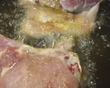 A picture of step 1 of Fried Naked Porkchops.