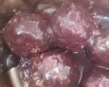 A picture of step 5 of Choco ladoo.