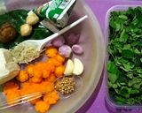 Foto langkah ke 1 dari resep Bobor Daun Kelor.