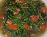 Foto langkah ke 3 dari resep Tumis kangkung saus tiram.