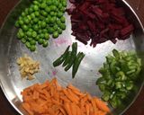 A picture of step 1 of Winter Veg Cutlet.