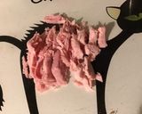 Une image de l'étape 3 de Petits nids farcis jambon blanc,mozzarella di buffala et tomates cerises.