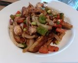 A picture of step 7 of Chinese style salt & pepper chicken & chips for Ninja Foodi.