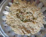 A picture of step 2 of Besan ki koki.
