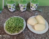 صورة لخطوة 1 من وصفة غراتان اللوبياء الخضراء