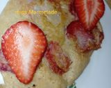 Φωτογραφία βήματος 7 της συνταγής Pancakes με φράουλες 🥞🍓