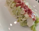 Une image de l'étape 11 de Spaghettis de Poireaux, Crème de Camembert, Émietté de Pancetta.