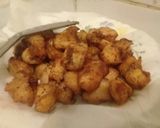 A picture of step 3 of Chicken breast stew served with rice.