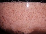 Puding lumut susu bunga Rosella