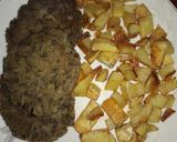 Foto del paso 7 de la receta: Sin procesadora: Hamburguesas de lentejas con papas al horno