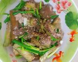 Hình bước làm 4 của món Cà tím xào thịt bằm