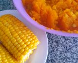 Foto del paso 2 de la receta: Tarta de calabaza 🎃, choclo 🌽 y queso 🧀