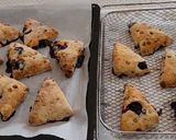 A picture of step 12 of Blueberry and White Chocolate Scones.