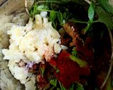 A picture of step 3 of Wood apple chutney.