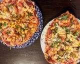 A picture of step 8 of Vegetarian Pizza.