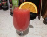 Smoothie málnás, banános, narancsos🙂! recept fázis 3 fotója