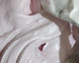 A picture of step 2 of Rose dalgona milk.