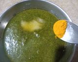 A picture of step 3 of Hara masala chicken.