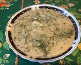 Une image de l'étape 6 de Semoule de blé fine façon purée au bouillon de bœuf et coriandre hachée.