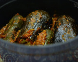 Foto del paso 2 de la receta: Berenjenas y calabacines con arroz y tomate