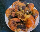 A picture of step 2 of Prawn Besaro.