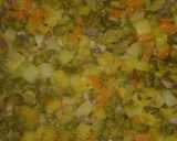 A picture of step 3 of Veg Samosas #indiandish contest.