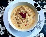 A picture of step 3 of Rosho Puli Pithe with Khejur Gur.