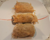 Foto del paso 5 de la receta: Rollitos de pollo, queso y salchichas