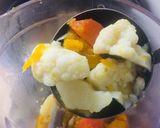 Foto del paso 2 de la receta: Cremas de Calabaza Coliflor Inhame Zanahoria 🥕 Bardana  y Crutones👩‍🍳