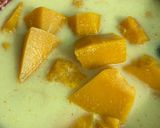 Gambar langkah 4 resipi Masak Lemak Sayur Labu.