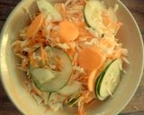 A picture of step 4 of Vegetable salad.