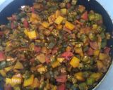 ભીંડા બટાકા ની સબ્જી (Bhinda Bataka Sabji Recipe In Gujarati) રેસીપી સ્ટેપ3ફોટો