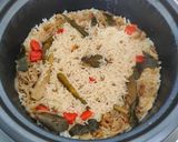 Foto langkah ke 4 dari resep Nasi Liwet Rice Cooker.
