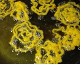 A picture of step 8 of Crispiest Jalebi with Tea.