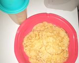 A picture of step 3 of Orange flavored British Pancakes.