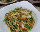 Foto langkah ke 6 dari resep Orak-arik Buncis Wortel.