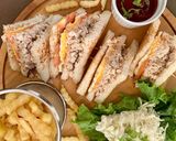 A picture of step 6 of Midday house sandwich 🥪😍.