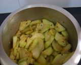A picture of step 2 of Lauki Bhujiya/ Simple Lauki Sabzi without Masala.