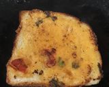 A picture of step 2 of Suji peas toast.