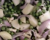 A picture of step 5 of Veg pulao.