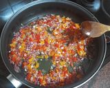 A picture of step 2 of Grandma's Ropa Vieja.